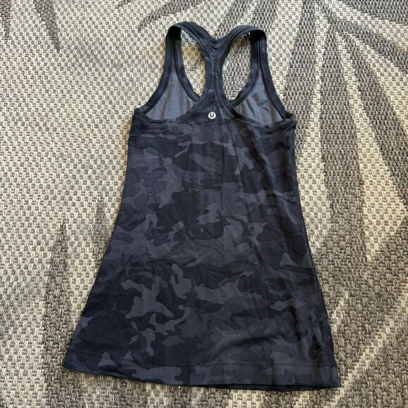 Lululemon Womens Multicolor Camouflage Tank‎ Top Size  4 - Picture 4 of 6